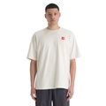 The North Face Men's Red Box Short-Sleeve Tee in White Dune